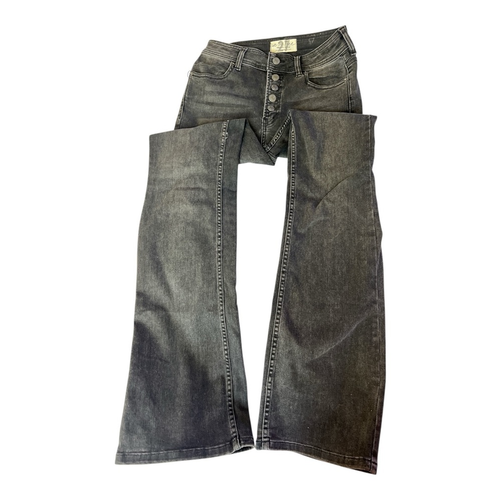 We The Free Faded Black High Waisted Flare Jeans Sz 27